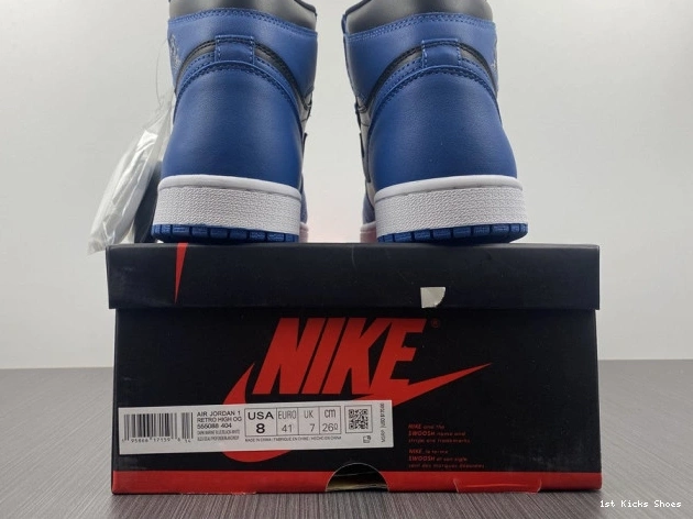 1st Kicks Retro High 1 555088-404 OG Blue' Marina Jordan Air 'Dark 0805